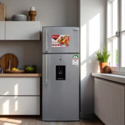 Ramtons 213 LITERS 2 DOOR DIRECT COOL FRIDGE + DISPENSER, SILVER- RF/130