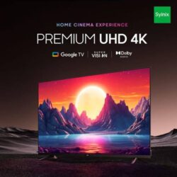 Syinix Tv 55 inch Premium 4K UHD Google TV-55U61G