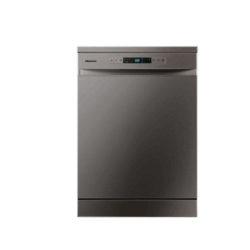 Hisense HS622E90X 13 Plate Free Standing Dishwasher, Silver