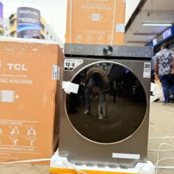 TCL C512WDG 12KG/8KG Washer & Dryer Smart DD Motor Specs & Price The TCL C512WDG 12KG/8KG Washer & Dryer Smart DD Motor Price in Kenya is 75,000 Shillings.The TCL C512WDG 12KG/8KG Washer & Dryer Combo is a modern laundry solution that combines functionality, capacity, and intelligent features for efficient washing and drying. Designed with busy households in mind, this combo washing machine offers powerful cleaning performance, convenient drying, and energy efficiency, all in a sleek and user-friendly design.Additionally,With a 12 kg washing capacity and 8 kg drying capacity, the TCL C512WDG is ideal for medium to large households. Whether you’re handling a week’s worth of laundry, bulky bedding, or delicate fabrics, this washer & dryer combo provides the flexibility and space you need. Say goodbye to transferring wet clothes between machines—this unit seamlessly transitions from wash to dry with just one setting.The TCL washer & dryer combo features a wide range of wash programs tailored to meet different laundry needs. Whether you’re washing cottons, synthetics, delicates, sportswear, or heavily soiled items, the intuitive control panel allows you to choose the perfect setting.The integrated 8KG dryer simplifies the laundry process by automatically transitioning from wash to dry. Using intelligent sensors, the dryer adjusts drying time based on moisture levels, ensuring clothes are not overdried or damaged. Whether it’s rainy season or you live in a limited-space apartment, this feature offers unmatched convenience and versatility.However,Aesthetically, the TCL C512WDG brings elegance to any laundry room. The stylish front-load door, premium chrome finish, and minimalist interface make it a standout in both function and appearance. Its compact build means it fits well in standard laundry spaces without compromising capacity.Specialized programs like Quick Wash, Baby Care, and Drum Clean provide optimal care while saving time and energy.Buy TCL C512WDG 12KG/8KG Washer & Dryer Smart DD Motor online at best price in Kenya at TCL Kenya. TCL C512WDG 12KG/8KG Washer & Dryer Smart DD Motor Specs & Price Category Specification Model TCL C512WDG Type Front Load Washer & Dryer Combo Washing Capacity 12 KG Drying Capacity 8 KG Motor Type Smart Direct Drive (DD) Inverter Motor Spin Speed Up to 1400 RPM Display LED Digital Display Control Panel Rotary Knob + Touch Buttons Programs Multiple (Cotton, Synthetics, Baby Care, Quick Wash, Steam, etc.) Steam Function Yes Allergy Care Yes Auto Weight Detection Yes Drum Clean Function Yes Delay Start Yes Child Lock Yes Noise Level Low (Inverter Silent Operation) Water Efficiency Smart Load Sensing Energy Rating High Efficiency Color Silver/Graphite Grey Door Type Wide Front Load Door with Chrome Trim Installation Type Freestanding Dimensions (WxDxH) Approx. 595 x 600 x 850 mm Weight Approx. 70–75 KG 24 Hours Delay Set a specific time for your wash cycle, e.g., to finish as you get home from work. Enjoy superior convenience and smarter functionality that works better for you, fitting intelligently into busy routines.