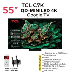 TCL 55C7K 55 Inch Premium QD-MiniLED TV