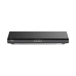 Midea 60CM Slim Type Hood, Black Color 200m3/h with 3 Fan Speed MH60F49EM21BB-BS