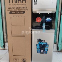 MIKA Water Dispenser, Standing , Hot & Electric Cooling, with Cabinet, Black MWD2305SB
