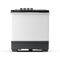 Midea 14Kg Twin Tub Washer With Dual Pulsator, Big Knob, Anti Rust, MT100W140/WG